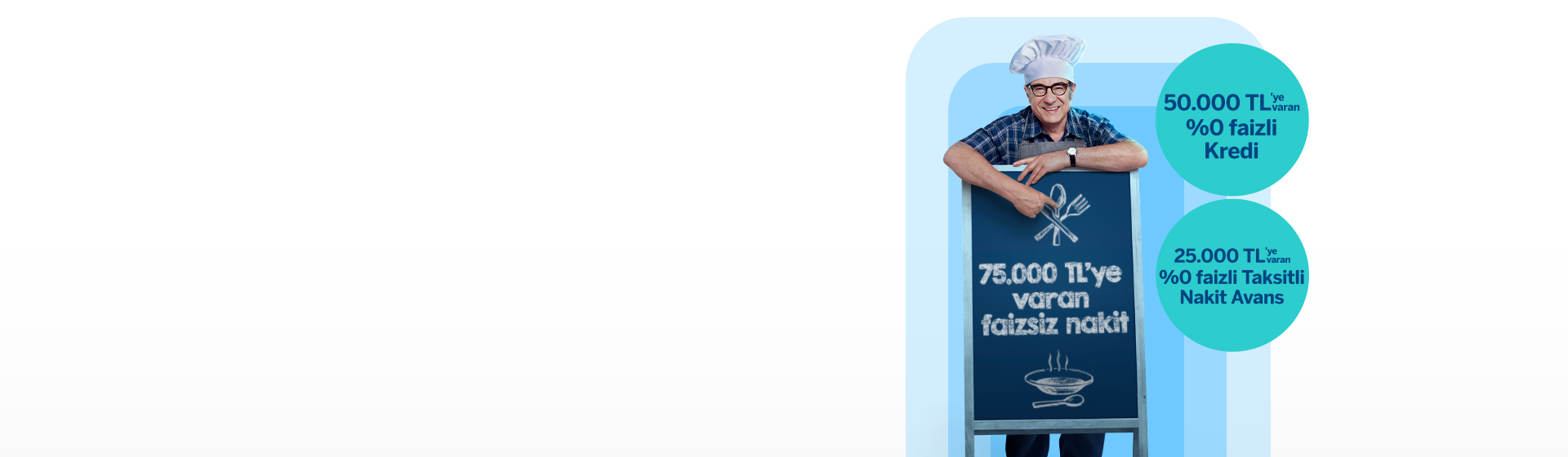 Esnafımız için 75.000 TL'ye varan faizsiz nakit fırsatı!
